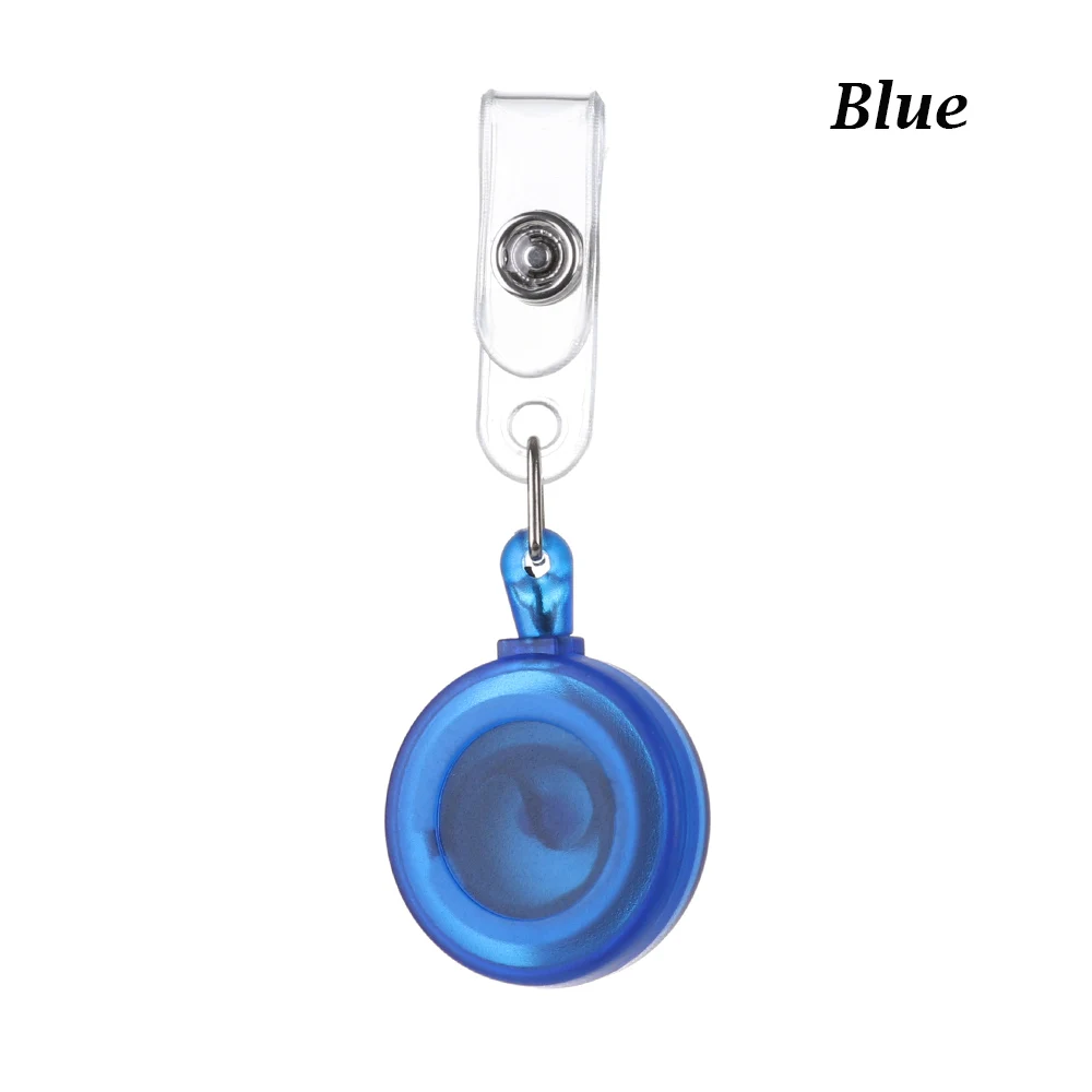 blue Новая мода высокое качество Выдвижной Значок медсестры катушка клип русалка весы узор IC идентификационная карта пластина Держатель поставки - Цвет: blue