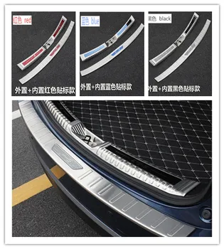 

304 stainless steel Rear bumper Protector Sill Trunk Tread Plate Trim For Mazda new CX-5 cx5 2017 2018 Car styling