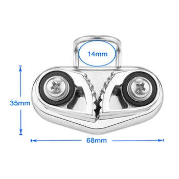 

Clamp Pulley Rope Gripper Anti Corrosion Tools Stainless Steel Portable