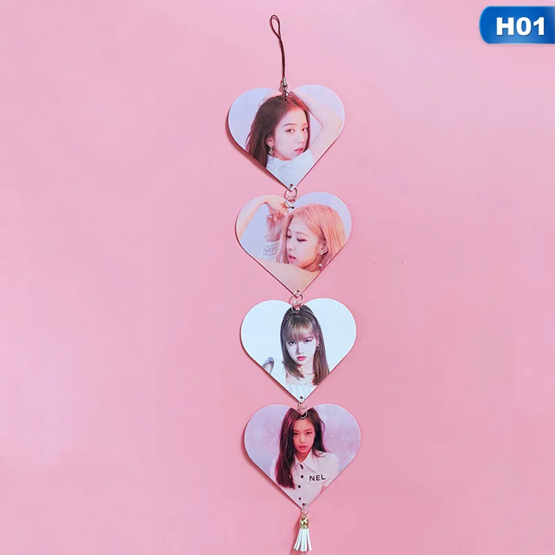 Горячая Новая мода 1 шт. blackblackpink сердце бирка фото самодельная бумага Lomo карта фото карта двухсторонняя фото карта