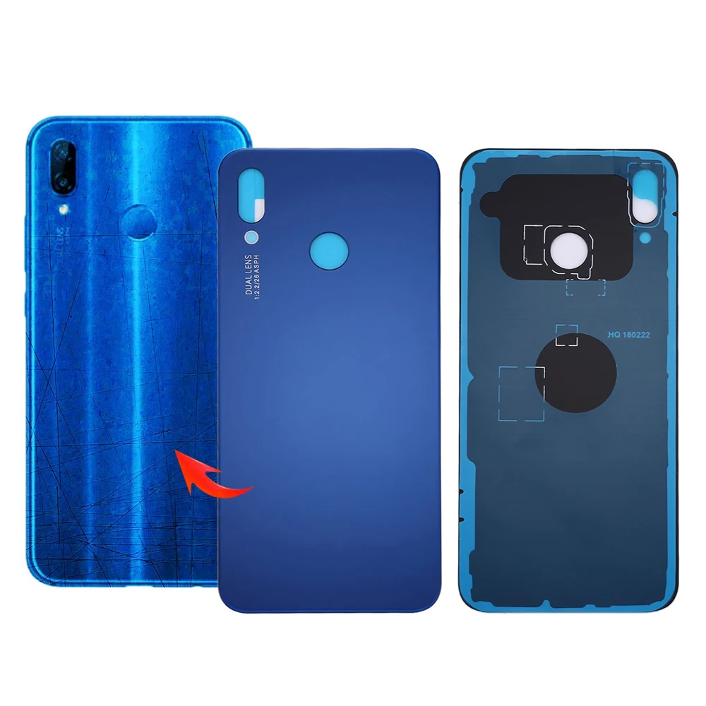 Задний корпус для huawei P20 lite/nova 3e задняя крышка аккумулятора сменный чехол с крышкой чехол для P20 Lite+ наклейка