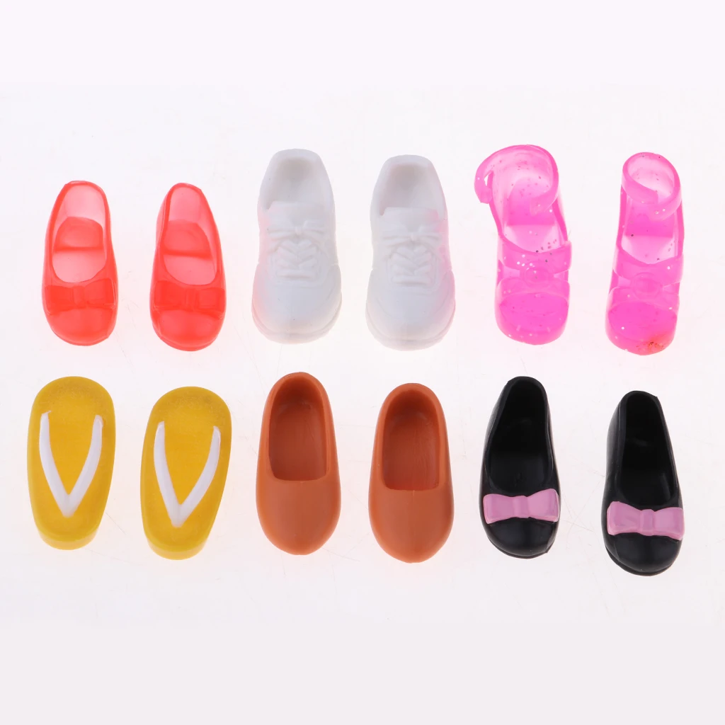 Different Styles Doll Shoes Slippers Sandals High Heels For Blythe 1/6 BJD