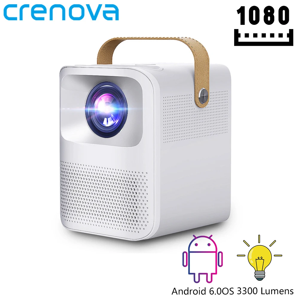 Crenova Portable Projector Et30s 1080p 