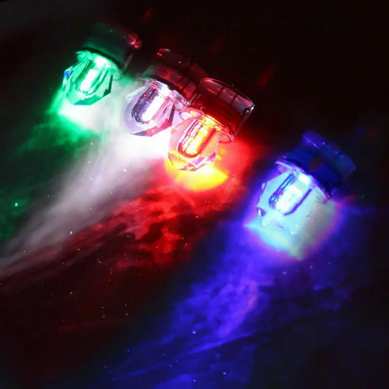30/50/100PCS mini LED blesk rybaření lehký hluboká hroutit se podvodní vodotěsný krakatice strobo nástraha ryba lákat lamp ligthting