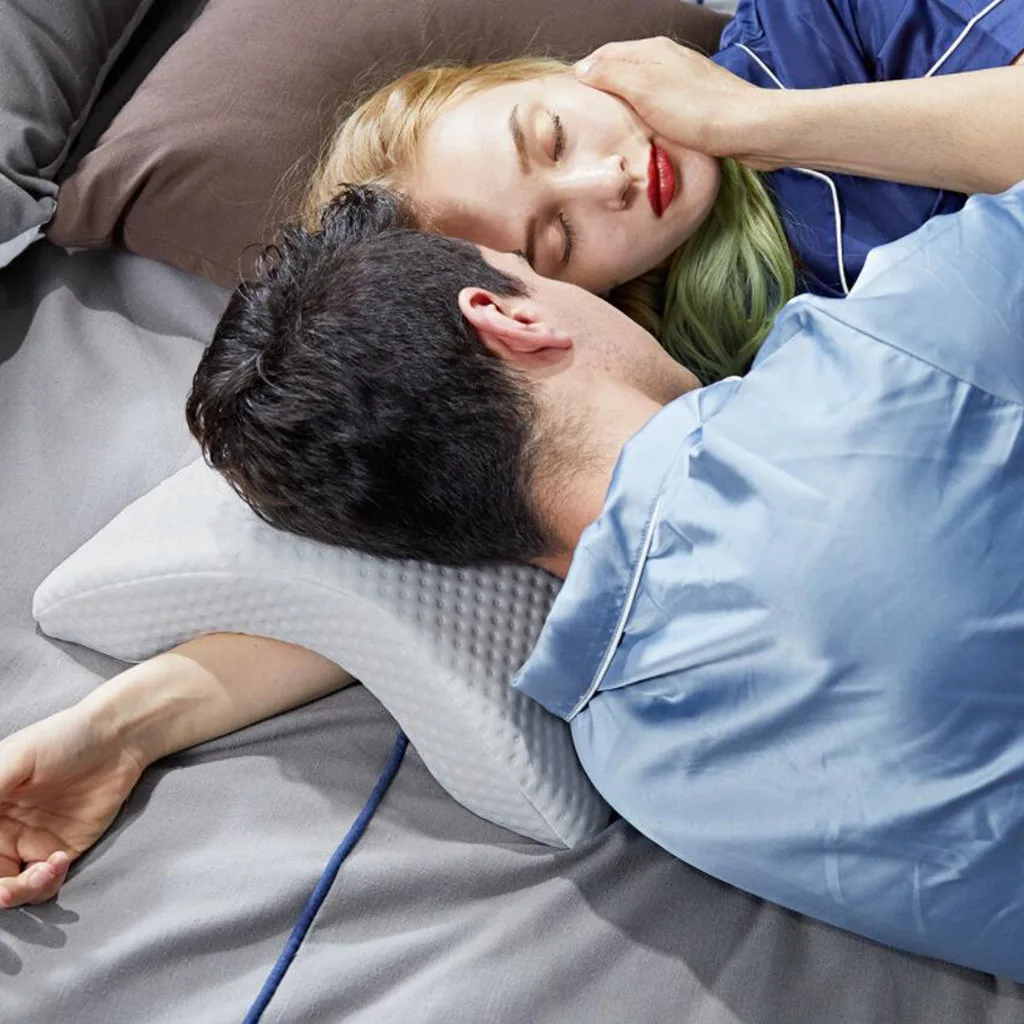 Memory Foam пара Подушка постельные принадлежности анти-давления ручная подушка для шеи Ice Silk(искусственное волокно медленный отскок многофункциональная подушка, медицинские приборы для использования в домашних условиях