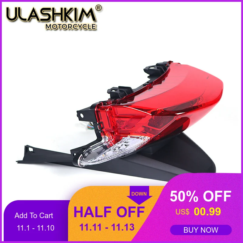 

Motorcycle Original Quality Taillights Tail Lights Holder PP For Honda PCX 125 150 PCX125 PCX150 2014-2017 without taillights)