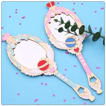 

Sailor Moon Beauty Mirror Character Props Anime Mirror Hand Mirror Lovely Girl Makeups Tool Anime Cartoon