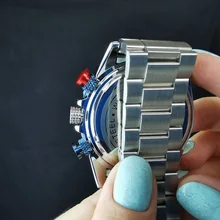 LIGE-reloj analógico de acero inoxidable para hombre, nuevo accesorio de pulsera de cuarzo resistente al agua con cronógrafo, complemento Masculino deportivo de marca de lujo con esfera luminosa