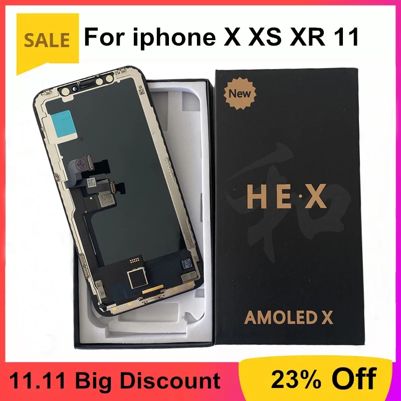 Digitizer Assembly Replacement For HEX iPhone X XR XS Max OLED Screen 11Pro LCD True Tone ecran pantalla Display | Мобильные