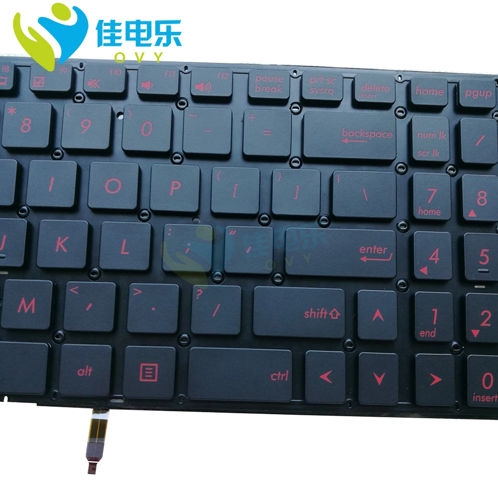Backlight Keyboard English US For ASUS ROG G501 G501JW G501V G501VW Q501 Q501LA Notebook PC Backlit 0KNB0-662MUS00 9Z.N8SBQ.V01