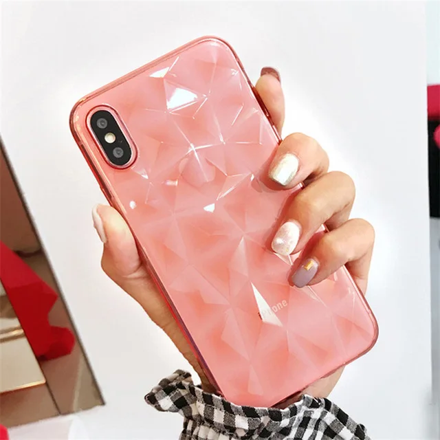 Lovebay чехол прозрачный мягкий чехол для телефона для iPhone 11 XS X XR 11 Pro XS Max Clear Fundas для iPhone 8, 7, 6 6s плюс силиконовый чехол из ТПУ - Цвет: T1 Pink