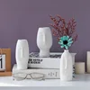 INS Nordic Decor Rustic Home Decor Face Shape Ceramic Flower Vase Decoration Home Decoration Modern Room Decoration For Home 3