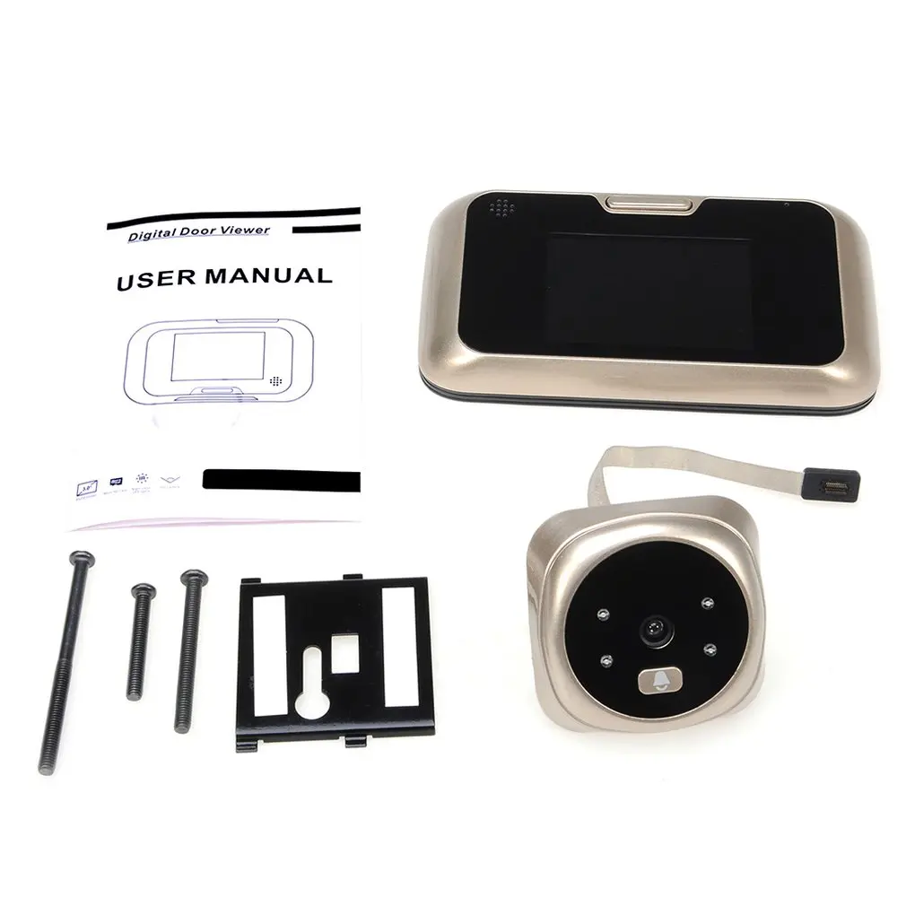 

3.0 Inch Smart Electronic Cat Eye Video Doorbell Video Door Mirror Support Photo Smart Visual Cat Eye