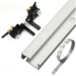 Woodworking DIY Chute Tools T Track Slot Miter Track Jig Stopper Aluminum Sliding T-Slot for Router Table Bandsaws Slider