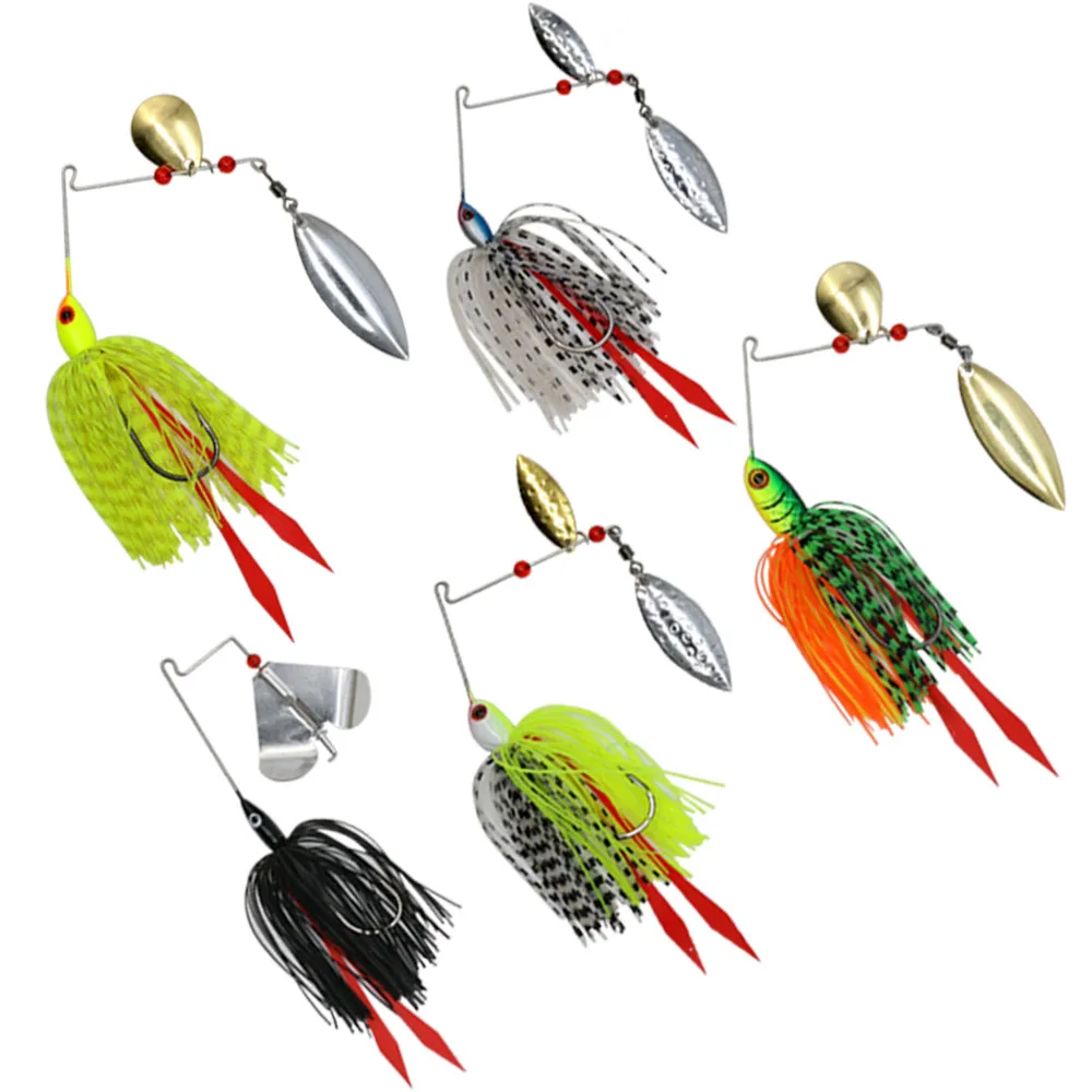 Мицена 5 шт./компл. 16G и 18G & 21 г Спиннербейт приманка рыболовная chatterbait рыболовный