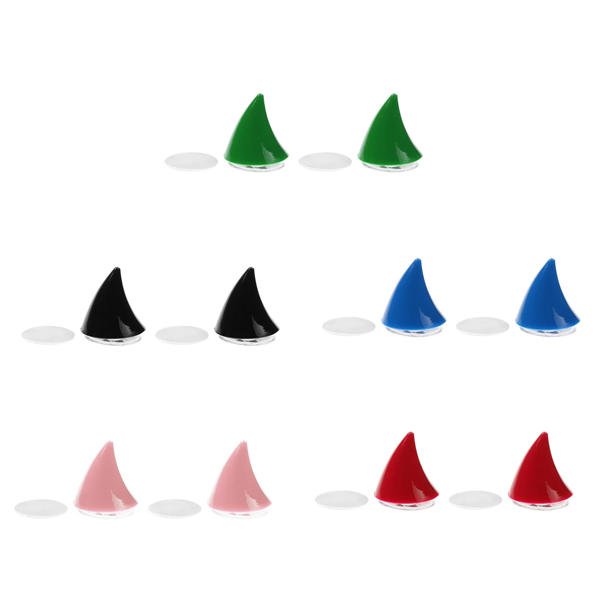 2 резиновые рога для шлема Головные уборы мотоцикл шлем Devil Рога с присоской