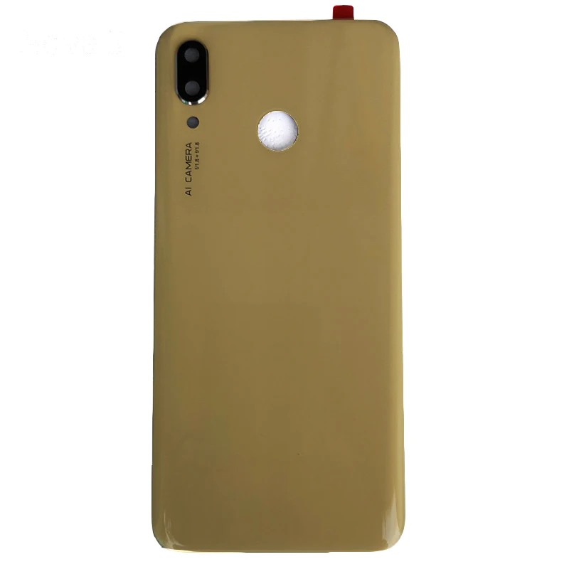 BINYEAE 3D стеклянный чехол для батареи для huawei Nova 3 задний корпус задняя крышка с объективом камеры+ логотип