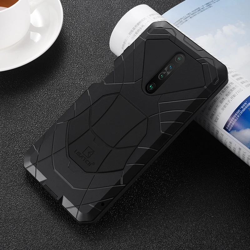 IMATCH Aluminum Metal Silicone Shockproof Case For Xiaomi Redmi Mi 11 10t Lite Pro ultra K30 K20 9T Pro F1 Dirt Shock Proof Case