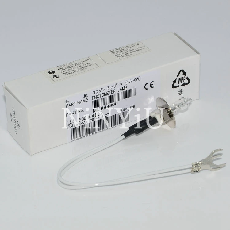 Оригинальная галогенная лампа KLS JC 12V20W MU988800 Olympus Beckman Au400 Au480 Au600 Au640 Au680 для