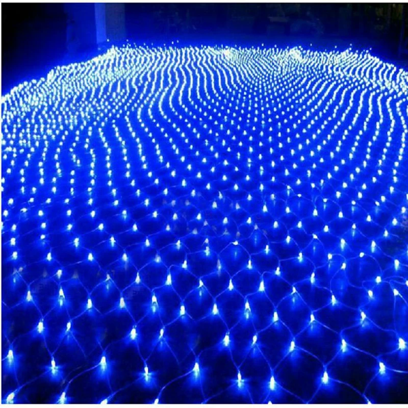 4*6 м 750 Led чистую строку светильник AC220V Свадебные украшения Рождественские гирлянды светильник на открытом воздухе на праздник Красного мульти садовая лампа