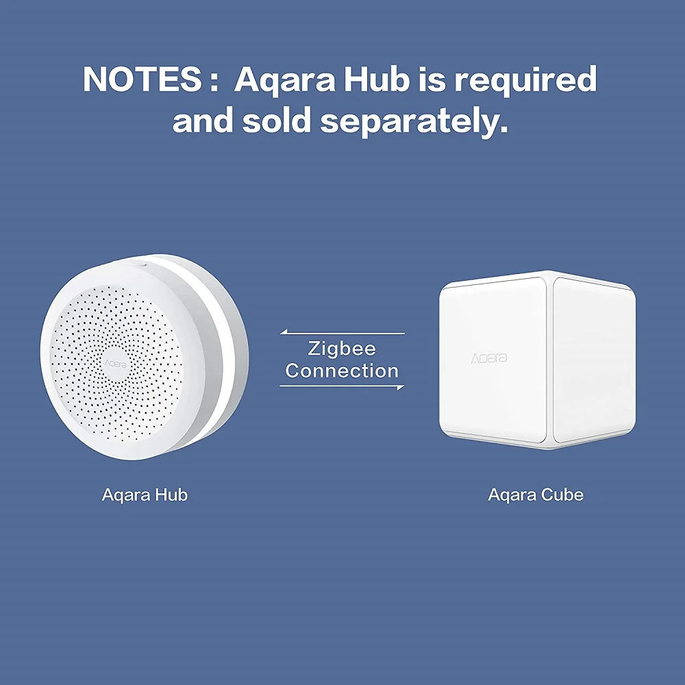 Aqara Magic Cube Control Zigbee Controlled by Six Actions Smart Work With Smart Home Device Magic Cube Controller Mi Home App