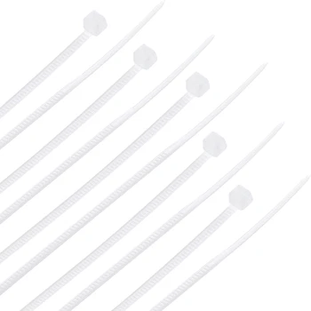 

uxcell 2000pcs Nylon Cable Ties 2.36 Inch Self-Locking Zip Ties 0.07 Inch Width White Single-use Locking Cable Tie