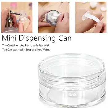 

20PCS 5g Cream Jar Plastic Mini 5ml Cosmetic Empty Sample Container Small Bottle Vial Sub-bottling Pot U3Z2