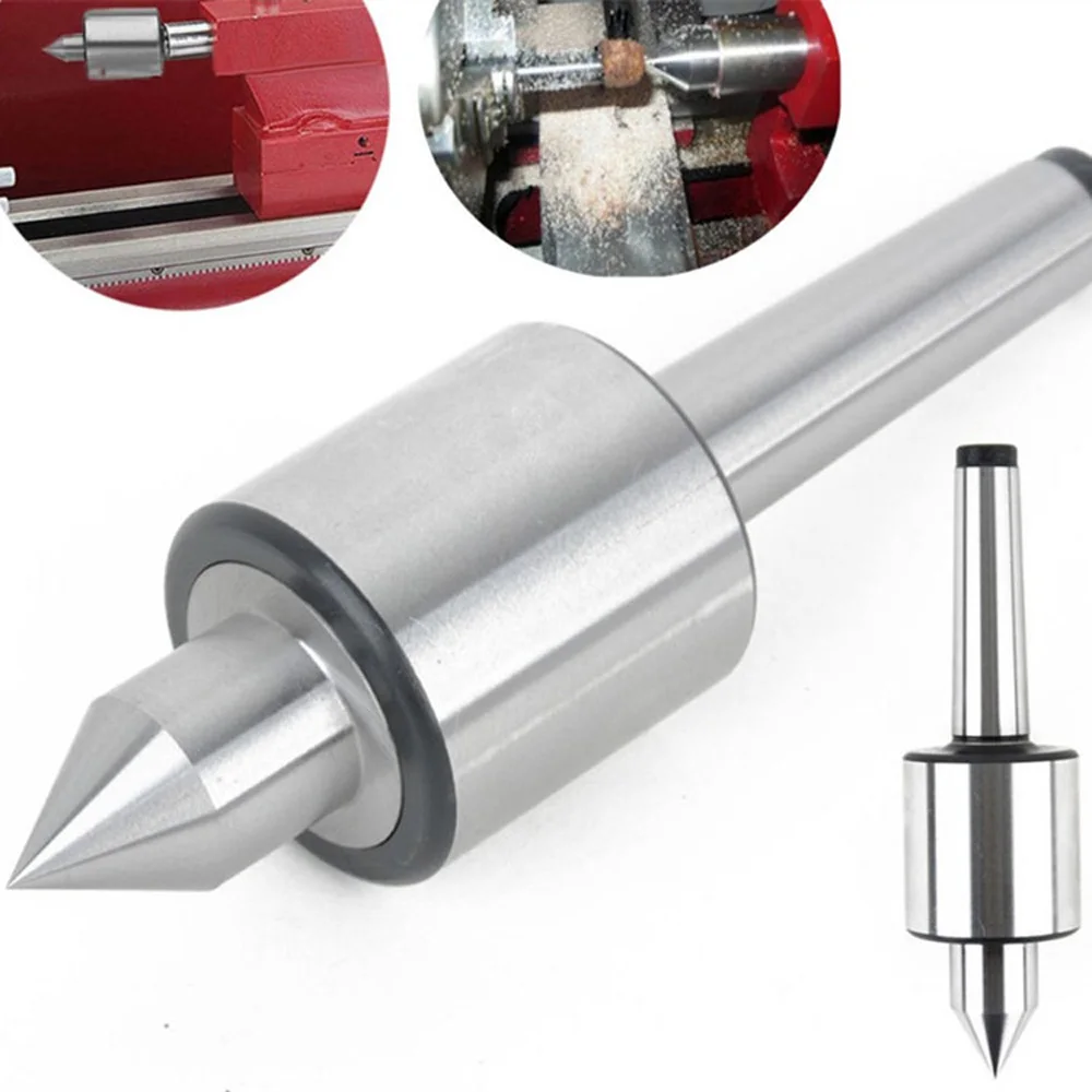 

MT2 Rotary Live Woodworking Tapered Turn Center Heavy Duty Chuck spindle lathe live center taper tool