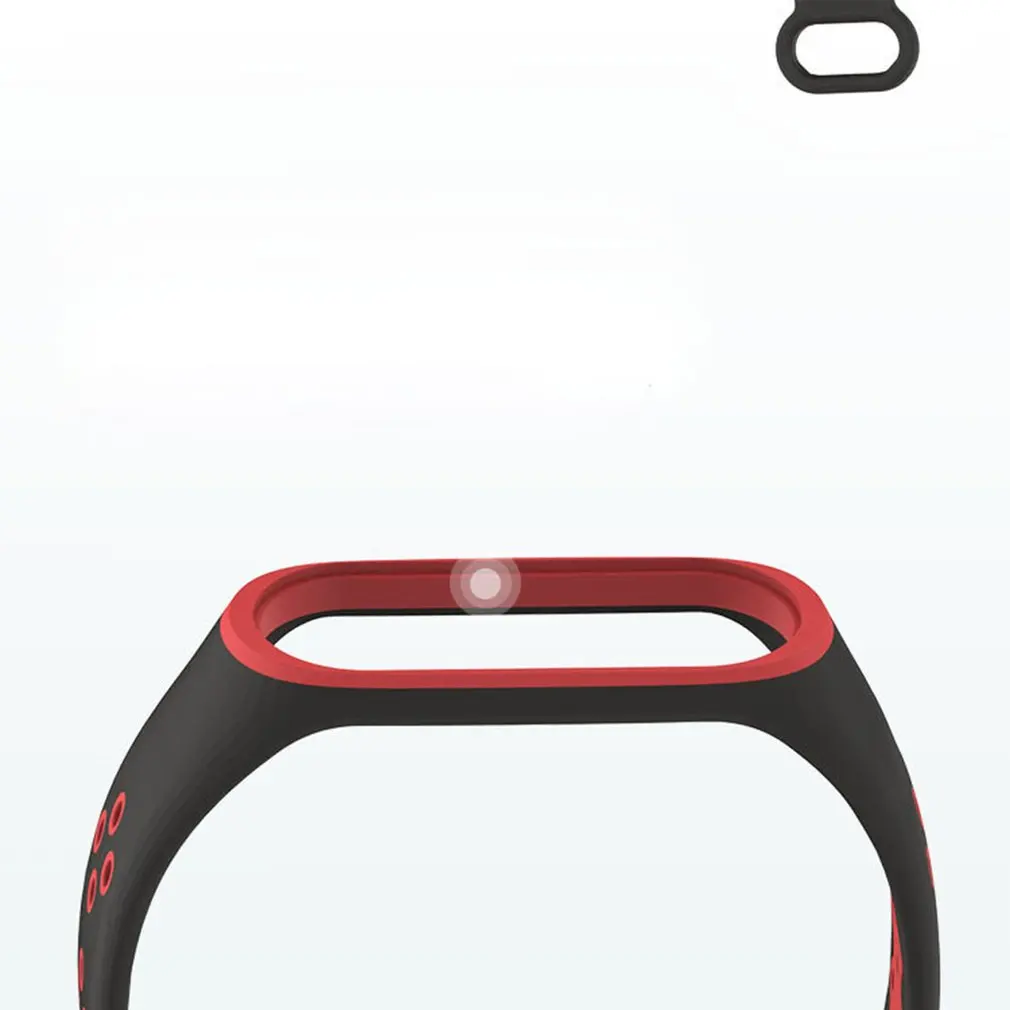 Mi силиконовый ремешок для Xiaomi mi Band 4 сменный спортивный силиконовый ремешок браслет Модный двухцветный сменный ремешок