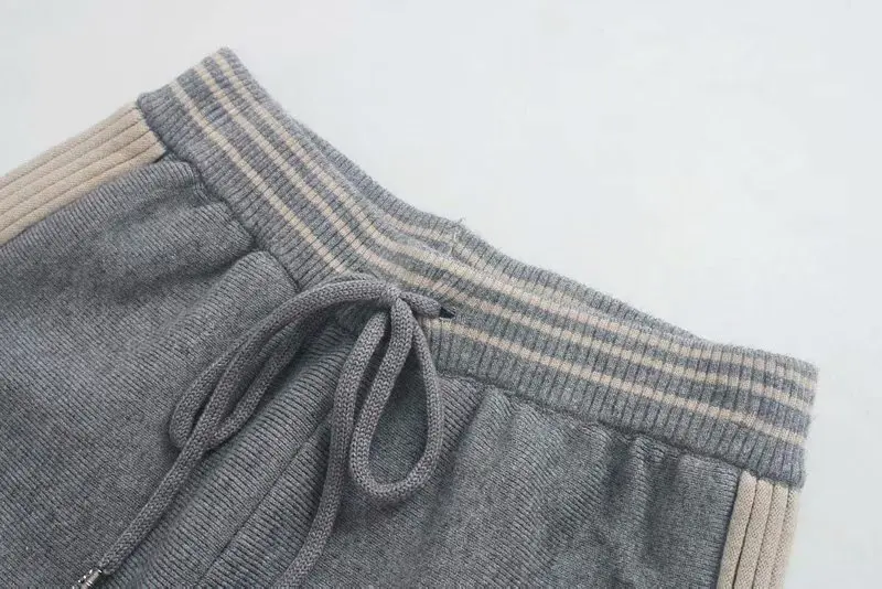 SD75-9224 европейские и американские модные трикотажные повседневные брюки