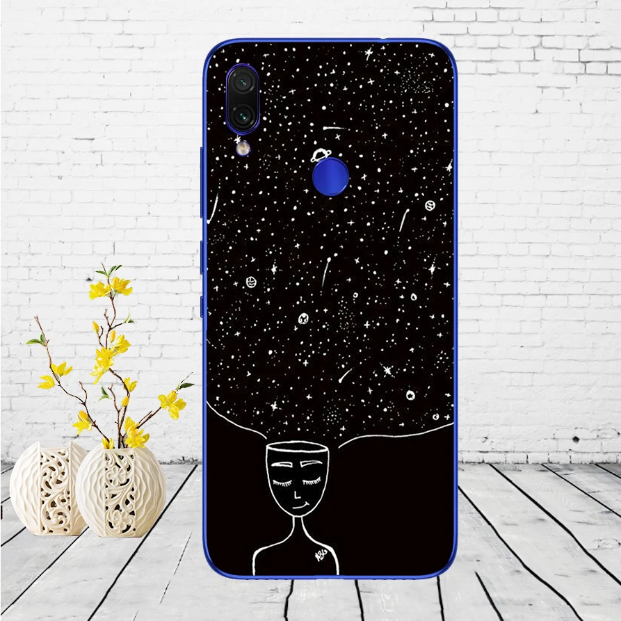 Чехол для Xiaomi Redmi Note 7, силиконовый чехол для Xiaomi Redmi Note 7, задняя крышка, чехол для Redmi Note 7, чехол для телефона - Цвет: F39