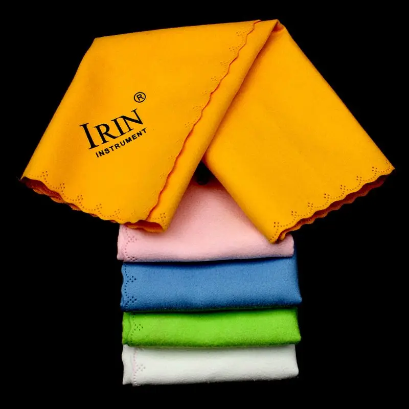 5pcs Microfiber Cleaning Polishing Cloth musical instruments accessories for Musical Instrument Guitar Violin Piano Clarinet Trumpet Sax
