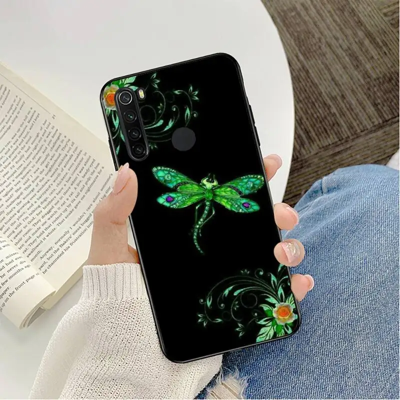 case for xiaomi YNDFCNB beautiful dragonfly Phone Case For Redmi note 8Pro 8T 6Pro 6A 9 Redmi 8 7 7A note 5 5A note 7 case xiaomi leather case case Cases For Xiaomi