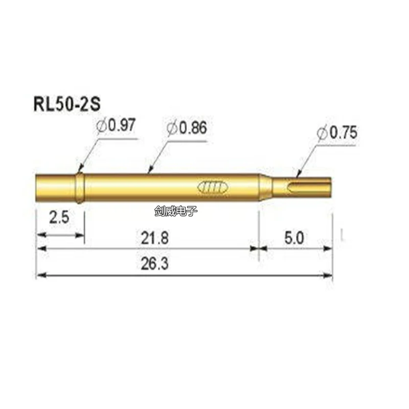 rl50 2s teste primavera dedal 100 unidades pacote 01