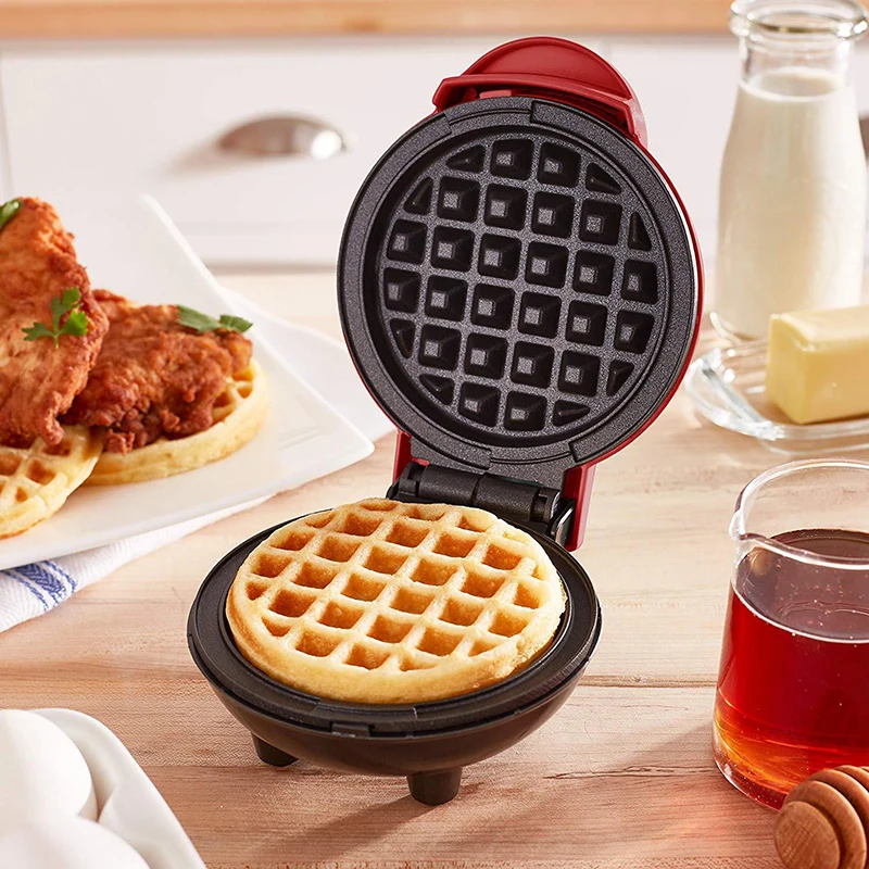 

Mini Portable Nonstick Waffles Cake Pancake Making Machine Electric Egg Aberdeen Omelet Machine Home Eggettes Puff Cake Pan