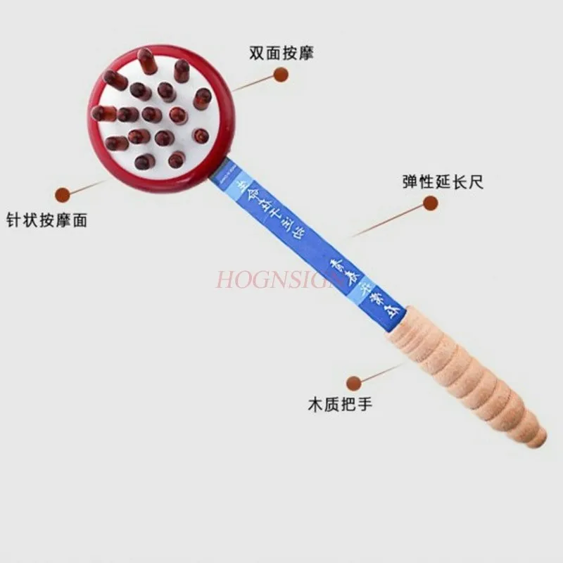 massage stick body massager Wooden Knockback Hammer Knocking Massage Care Cervical Lumbar Leg Massager Meridian Massageador