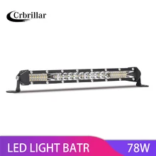 10 дюймов 20 дюймов 30 дюймов 10D Автомобильный светодиодный фонарь для внедорожника Светодиодный прожектор для грузовиков Jeep ATV 4x4 12V