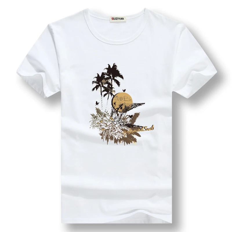 WHITE-DY181 Крутые летние футболки для мужчин с принтом обуви, топы с коротким рукавом, повседневные белые футболки больших размеров для мужчин и студентов - Цвет: WHITE-DY181