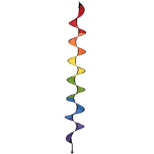 Красочные 3D Pinwheel Радуга ткань садовый декор высокого качества Спиральная Ветряная Мельница