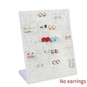 

Jewelry Organizer Home Necklace Decoration Storage Rack Desktop Gift Display Stand L Shape Velvet Fabric Bracelet Earring Holder