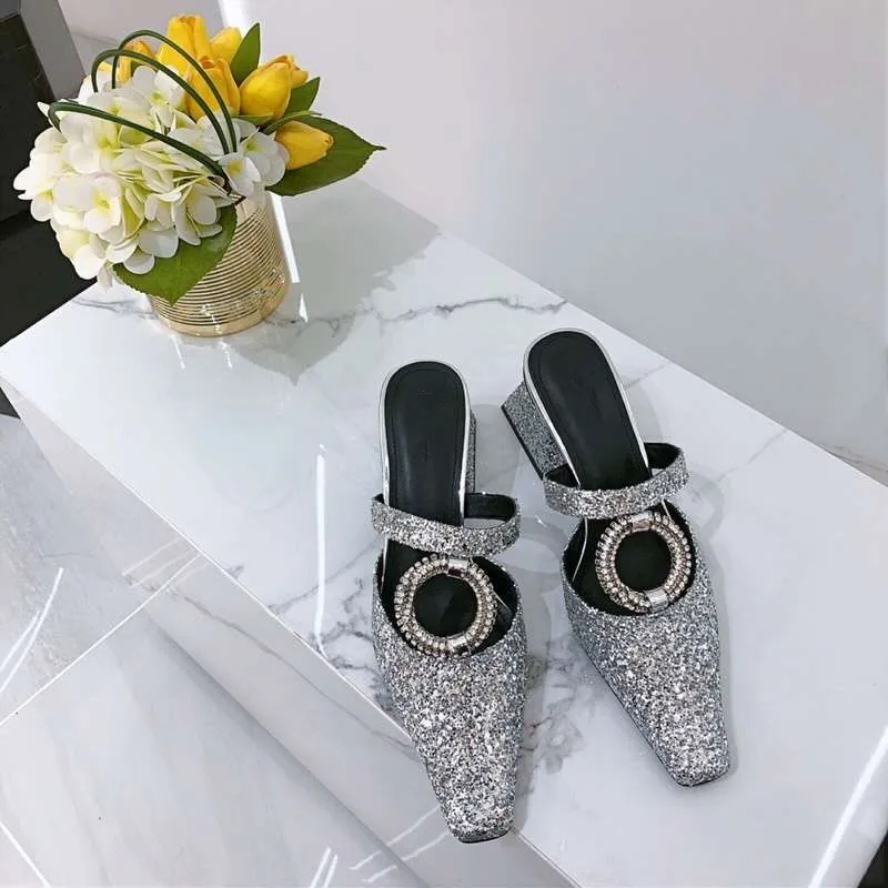 Женские сандалии из лакированной кожи со стразами 2020|Боссоножки и сандалии| |