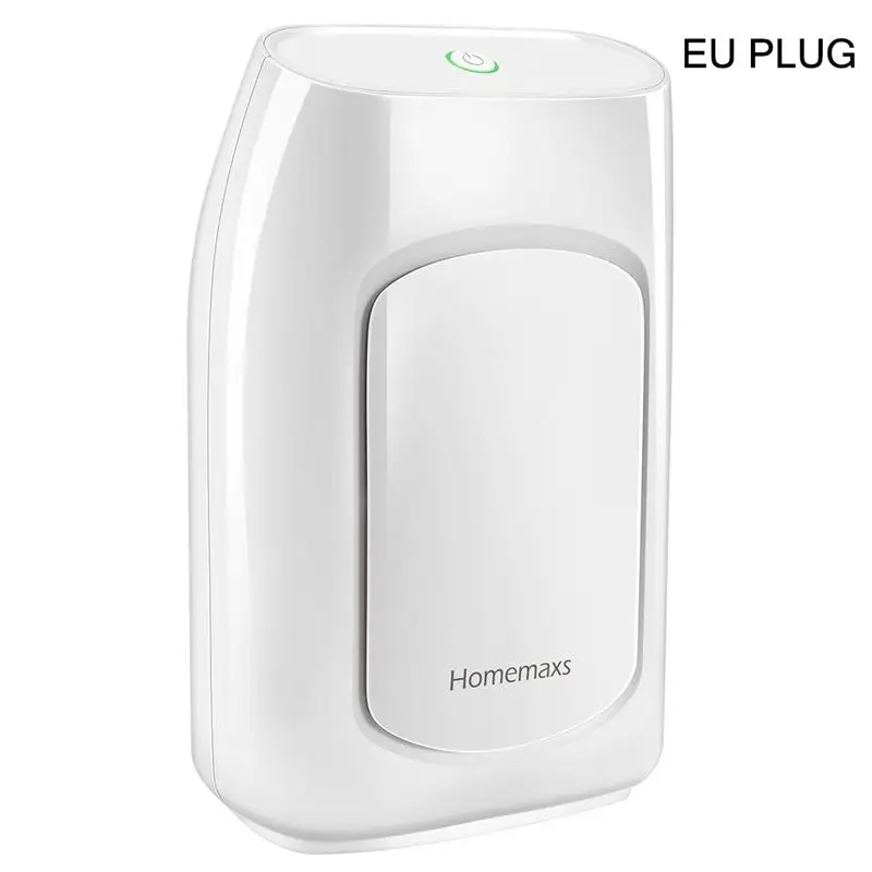 HOMEMAXS 700 мл компактный осушитель воздуха мини Осушитель воздуха для удаления влаги с автоматическим отключением для спальни подвала караван офис(US Plug - Цвет: Темно-серый