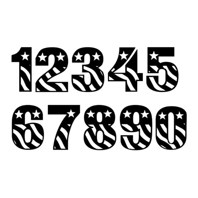 

0-9 Number Metal Cutting Dies Stencil DIY Scrapbooking Album Stamp Paper Card Embossing Decor Craft