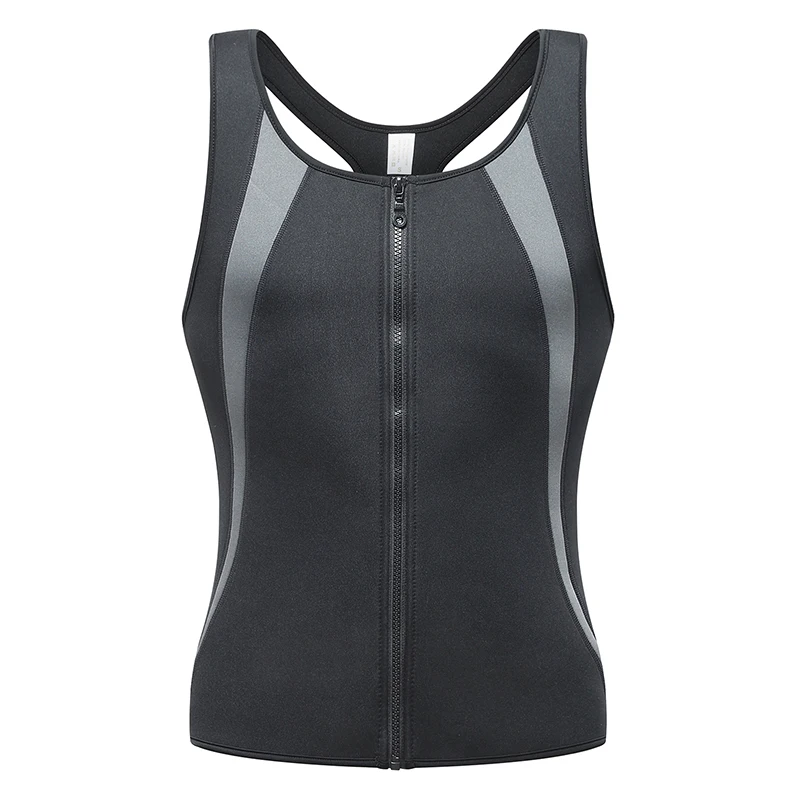 

Men Weight Loss Waist Trainer Vest Sauna Sweat Body Shaper Slimmer Trimmer Tops FDX99