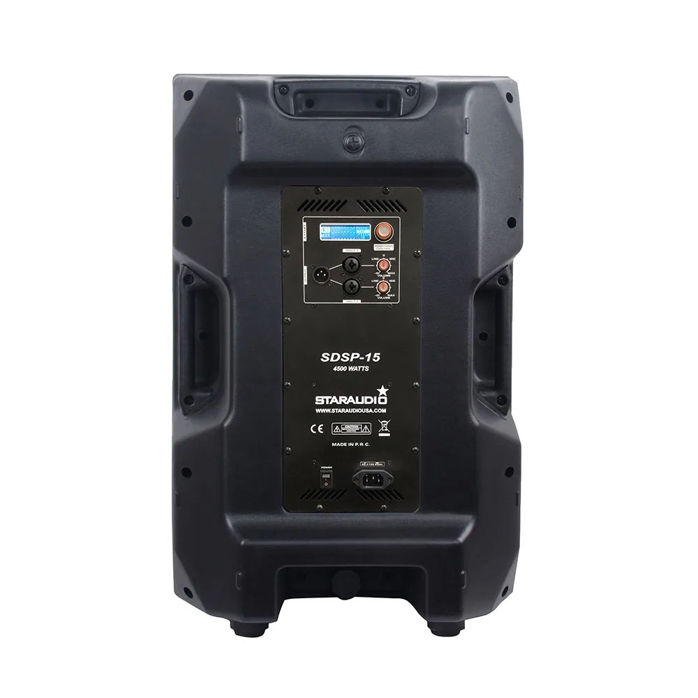 staraudio 15 inch 4500w dsp ktv clubs stage audio pa dj speaker