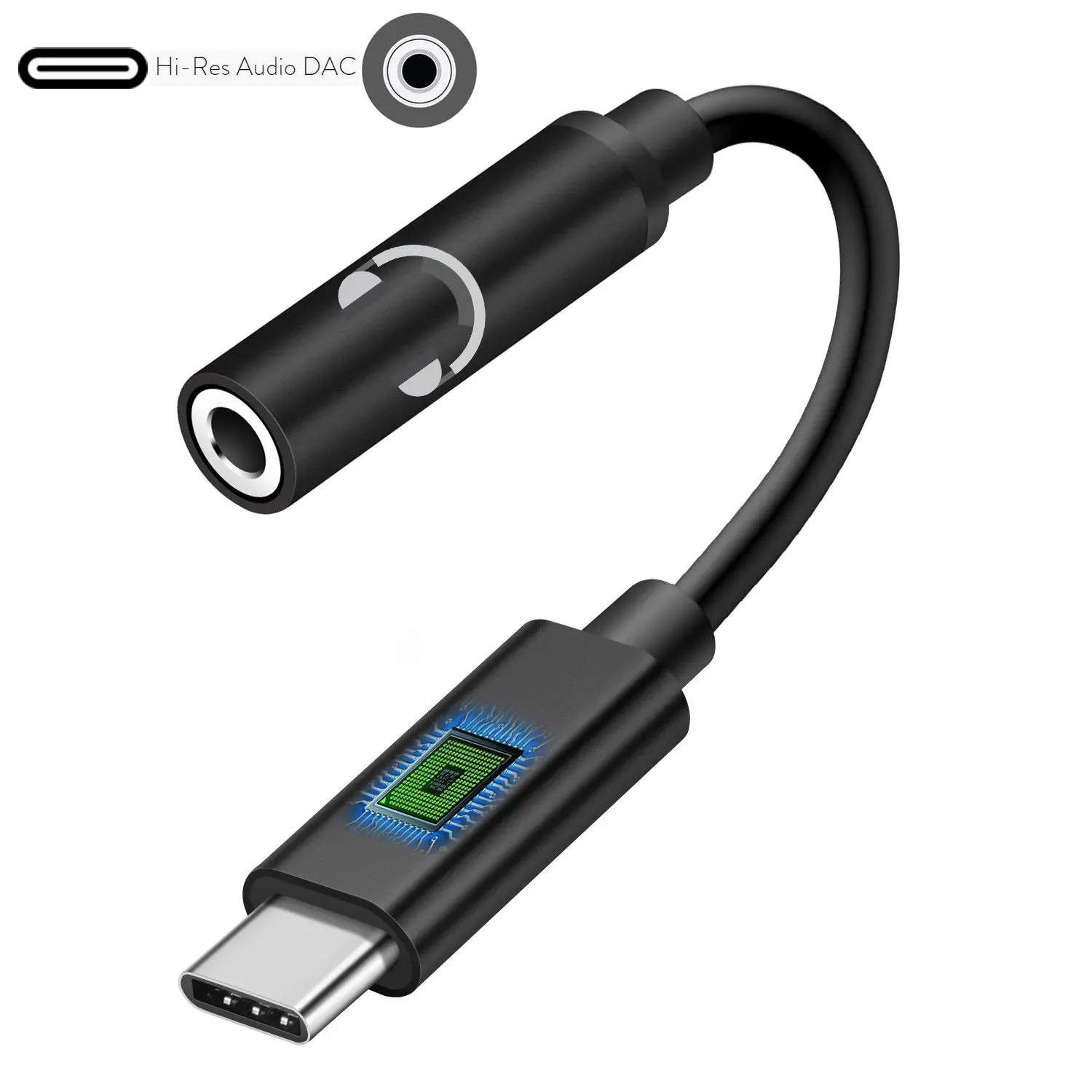 YSAGi USB C типа 3,5 мм разъем для наушников адаптер Aux аудио линия ЦАП музыкальный чип Конвертер для huawei Google Pixel 2 htc iPad pro