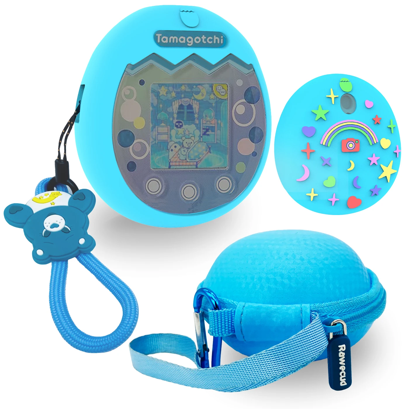 Capa de Silicone Protetora e Estojo de Transporte para Tamagotchi Pix com Cordão Presentes de Aniversário para Crianças Única Capa Case - Image 6