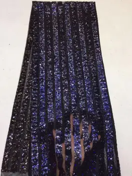

NEW High Quality 2020 Tulle sequins Beaded French Nigerian Lace Fabrics Pearls Embroidered Guipure African 3d Lace Fabric gold