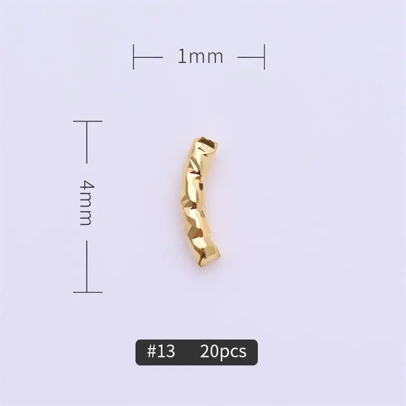 Pattern-13 1 шт 3D ногтей металлические заклепки Золотые цвета мульти узоры ноготь маникюрный-разные размеры украшения для гель лак для ногтей инструмент для дизайна - Цвет: Pattern-13