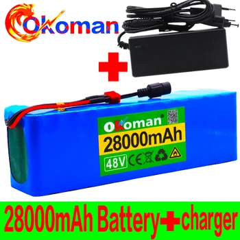 

48v lithium ion battery 48v 28Ah 1000w 13S3P Lithium ion Battery Pack For 54.6v E-bike Electric bicycle Scooter with BMS+charger